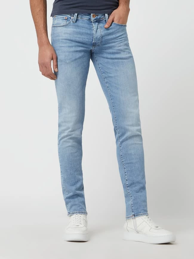 Neu ? Jack & Jones Slim Fit ? Jeans Mit Stretch-Anteil Modell 'Glenn' - Hellblau ? – Bild 4