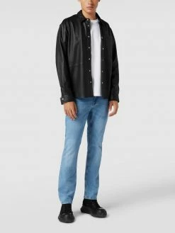 Budget ? REVIEW Straight Fit ? Jeans Mit Logo-Detail - Blau ⌛