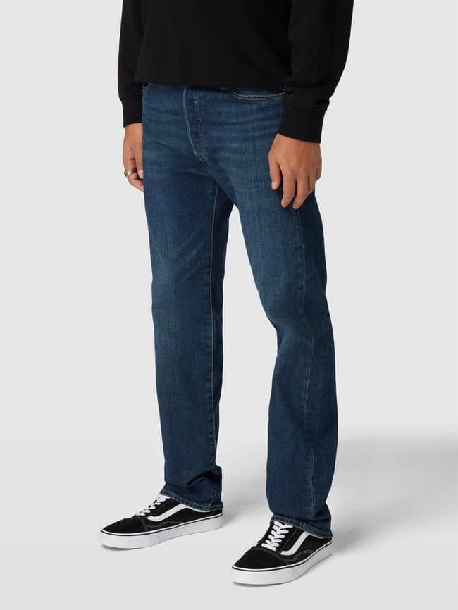 Budget ⭐ Levi's® Regular Fit ? Jeans Mit Knopfleiste Modell 'BLOCK CRUSHER' - Dunkelblau ? – Bild 4