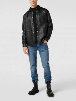 Schlussverkauf ? REVIEW ? Jeans Mit Label-Patch - Blau ?