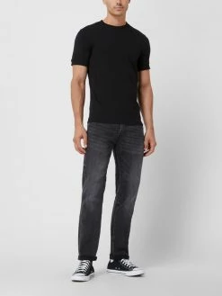 Neu ? Blue Monkey Slim Fit ? Jeans Mit Stretch-Anteil Modell 'Gordon' - Schwarz ✔️