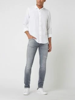Angebote ? 7 For All Mankind Skinny Fit ? Jeans Mit Stretch-Anteil Modell 'Ronnie' - Mittelgrau ?