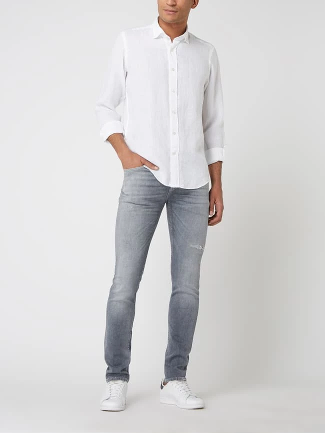Angebote ? 7 For All Mankind Skinny Fit ? Jeans Mit Stretch-Anteil Modell 'Ronnie' - Mittelgrau ?
