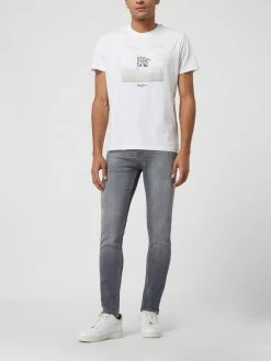 Am billigsten ? Pepe ? Jeans Skinny Fit Low Waist ? Jeans Mit Stretch-Anteil Modell 'Finsbury' - Hellgrau ?