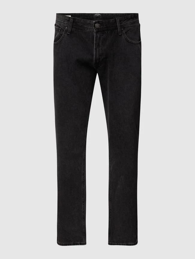 Beste Bewertungen von ? Jack & Jones Plus PLUS SIZE ? Jeans Mit Label-Detail Modell 'MIKE' - Anthrazit ⭐ – Bild 2