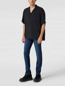 Angebote ? BOSS Straight Fit ? Jeans Mit Logo-Schriftzug Modell 'Maine' - Blau ?