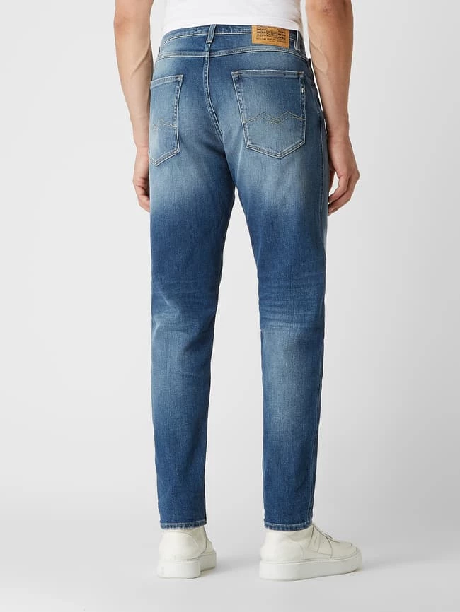 Aktion ? Replay Relaxed Tapered Fit ? Jeans Mit Stretch-Anteil Modell 'Sandot' - Blau ? – Bild 5