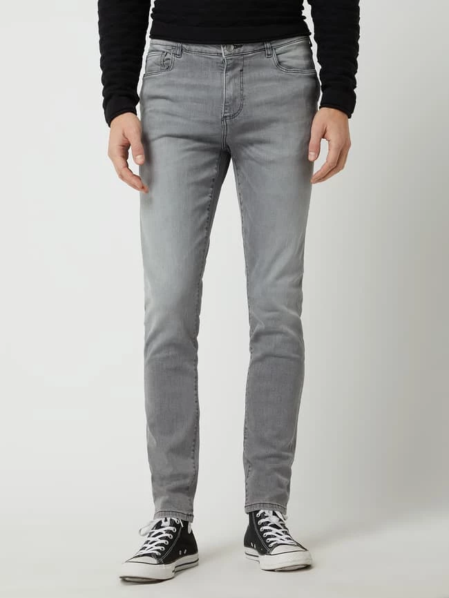 Budget ? REVIEW Skinny Fit ? Jeans Mit Stretch-Anteil - Hellgrau ? – Bild 4