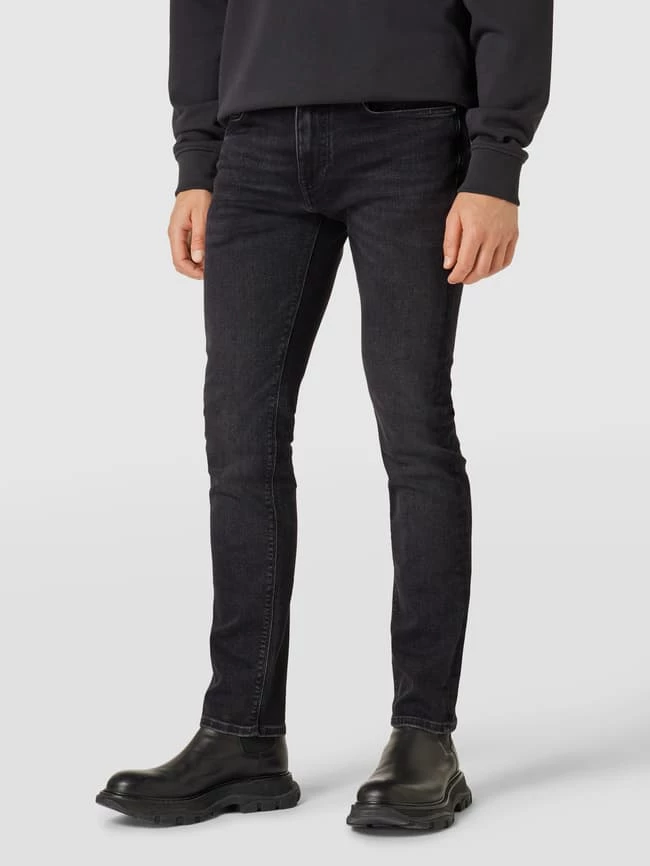 Großhandel ? Tommy Hilfiger Slim Fit ? Jeans Mit Label-Detail Modell 'BLEECKER' - Mittelgrau ? – Bild 4