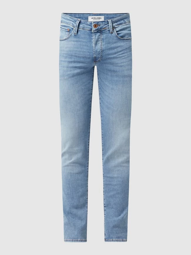 Neu ? Jack & Jones Slim Fit ? Jeans Mit Stretch-Anteil Modell 'Glenn' - Hellblau ? – Bild 2