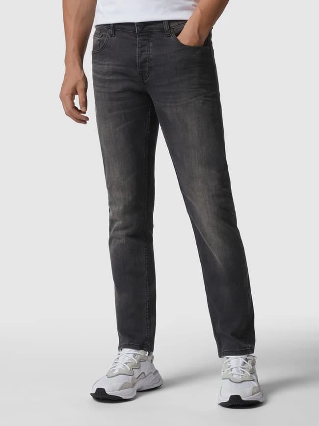 Schlussverkauf ? Only & Sons Stone Washed Slim Fit ? Jeans - Schwarz ? – Bild 4