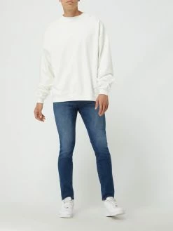 Beste Bewertungen von ? REVIEW Skinny Fit ? Jeans Mit Label-Patch - Dunkelblau ✔️