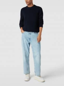 Am billigsten ? Esprit Loose Fit ? Jeans Aus Baumwolle Mit Kontrastnähten - Hellblau Meliert ✨