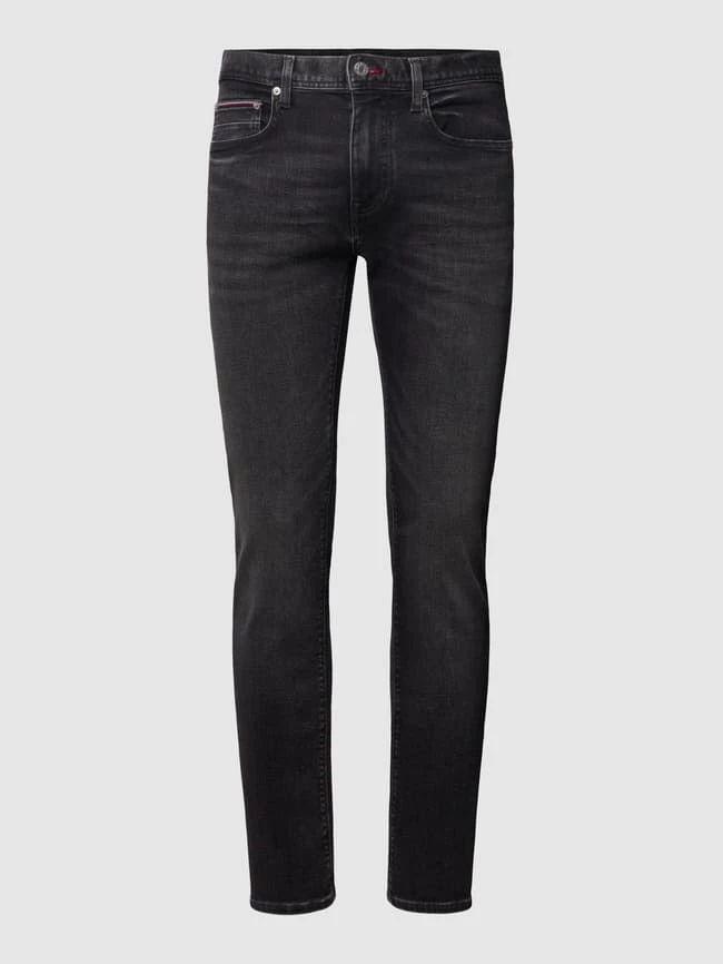 Großhandel ? Tommy Hilfiger Slim Fit ? Jeans Mit Label-Detail Modell 'BLEECKER' - Mittelgrau ? – Bild 2
