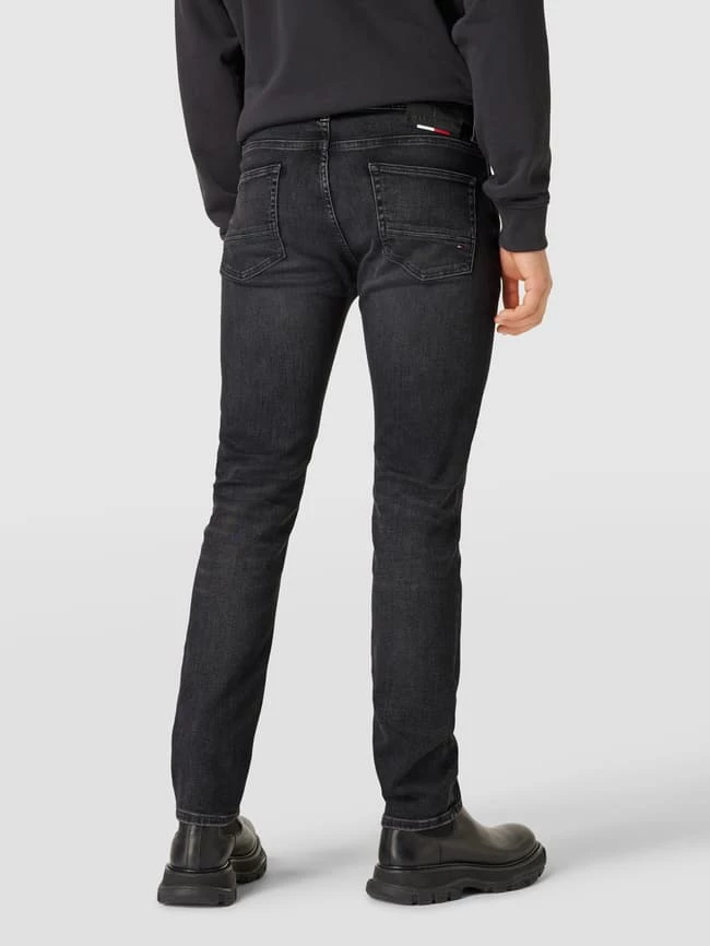 Großhandel ? Tommy Hilfiger Slim Fit ? Jeans Mit Label-Detail Modell 'BLEECKER' - Mittelgrau ? – Bild 5