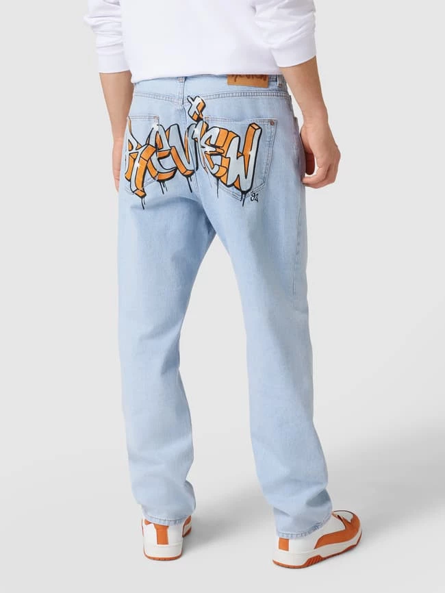 Coupon ? REVIEW ? Jeans Mit Label-Print - Hellblau ⌛ – Bild 5