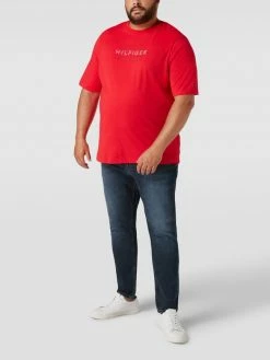 Blitzangebot ? Tommy ? Jeans Plus PLUS SIZE Skinny Fit ? Jeans Mit Logo-Stitching - Dunkelblau ?