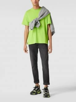 Bestpreis ? Christian Berg Men Straight Fit ? Jeans Mit Brand-Detail - Mittelgrau ?