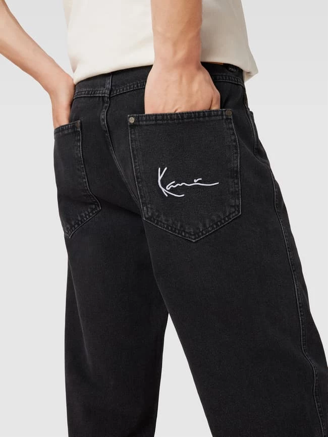 Bestpreis ? KARL KANI ? Jeans Mit Label-Patch - Schwarz ⌛ – Bild 3