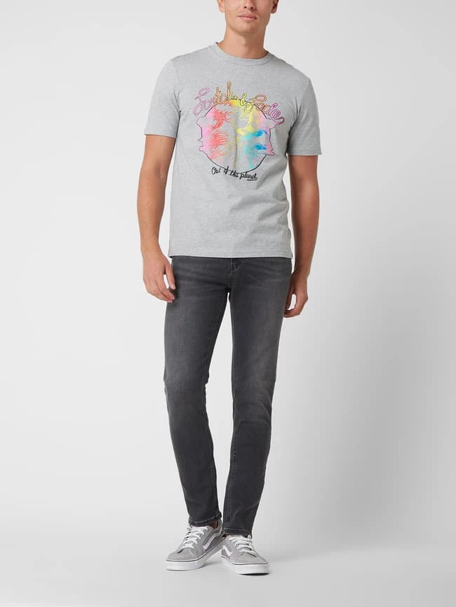 Brandneu ? Scotch & Soda Skinny Fit ? Jeans Mit Stretch-Anteil Modell 'Skim' - Anthrazit Meliert ?