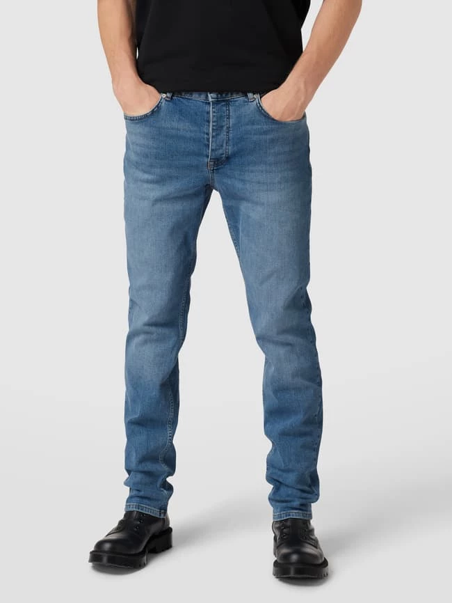 Schlussverkauf ? REVIEW ? Jeans Mit Label-Patch - Blau ? – Bild 4