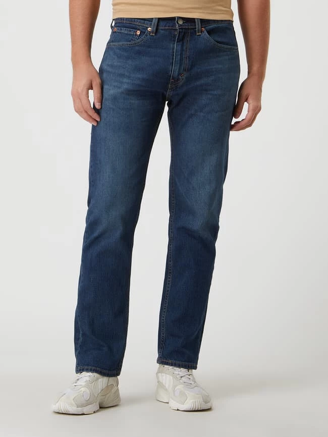 Bestes Angebot ✨ Levi's® Regular Fit ? Jeans Mit Stretch-Anteil Modell '505' - 'Water<Less™' - Dunkelblau ? – Bild 4
