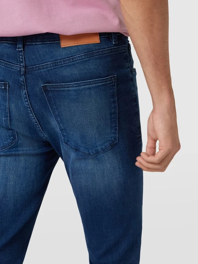 Blitzangebot ❤️ REVIEW Skinny Fit ? Jeans Mit Label-Patch - Dunkelblau ? – Bild 3