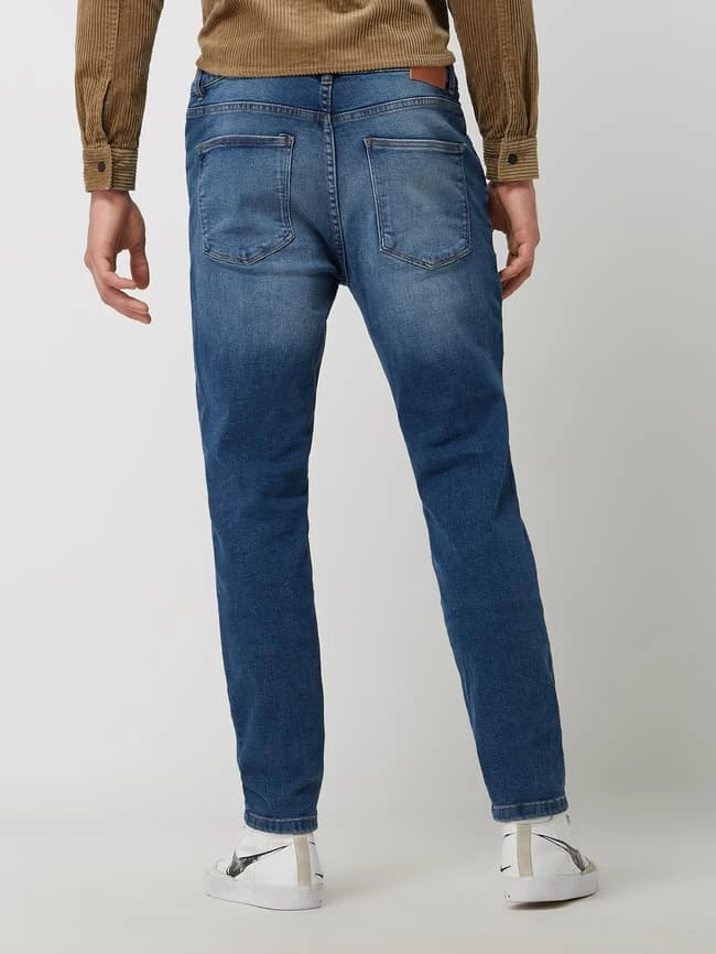 Angebote ? REVIEW Skinny Fit ? Jeans Mit Label-Patch - Blau ? – Bild 5