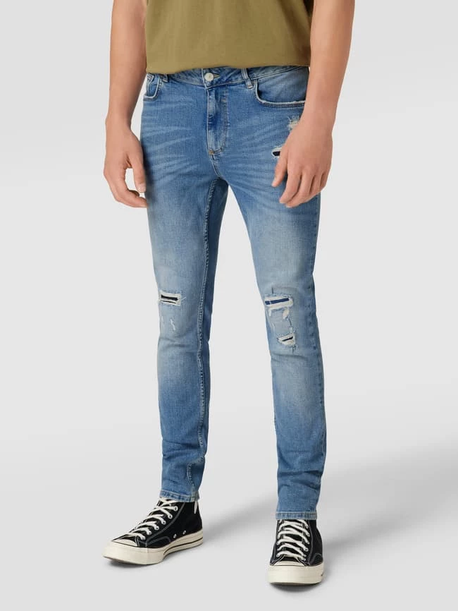 Beste Bewertungen von ? REVIEW Skinny Fit ? Jeans Im Used-Look - Blau ? – Bild 4