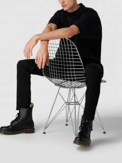 Bester Verkauf ? Mango ? Jeans Mit Label-Patch - Dunkelgrau ✨