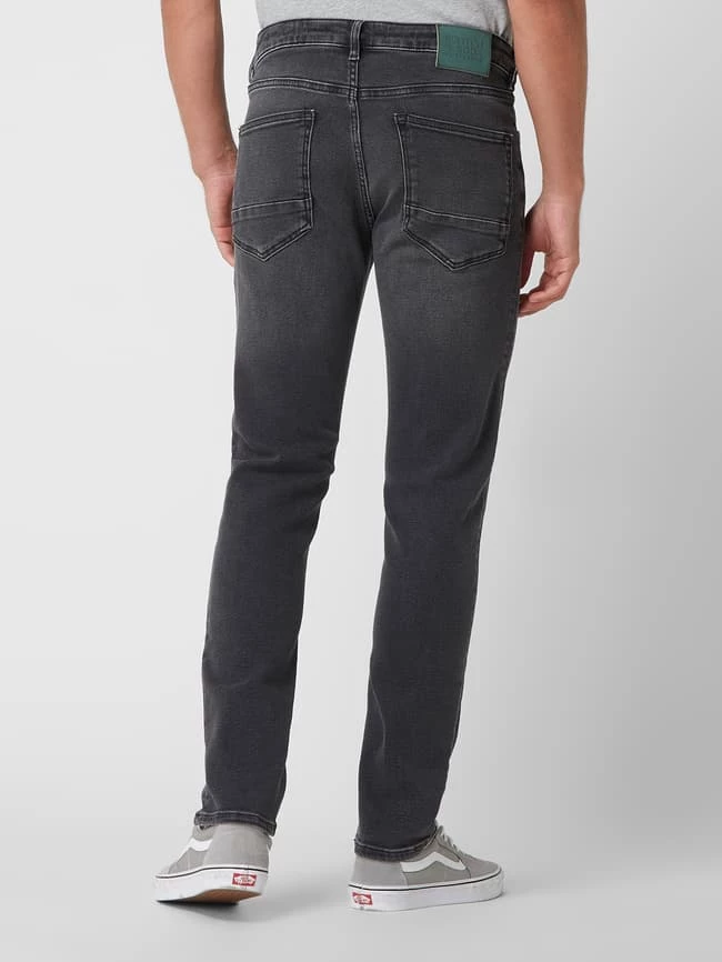 Brandneu ? Scotch & Soda Skinny Fit ? Jeans Mit Stretch-Anteil Modell 'Skim' - Anthrazit Meliert ? – Bild 5